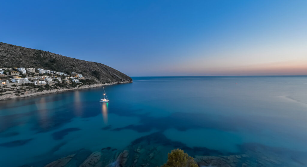 The Mediterranean off the Costa Blanca