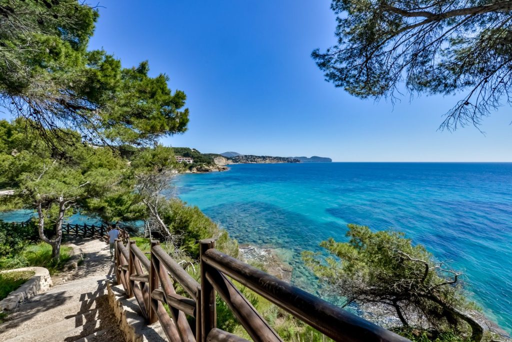 The coastal path on the Benissa coast